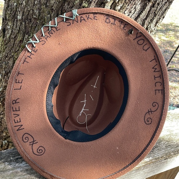 Custom Snake Theme Western/Cowboy Hat - Picture 5 of 9